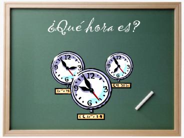 Qu hora es
