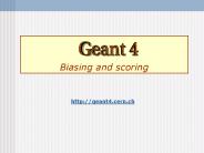 Geant4 Visualisation and (G)UI
