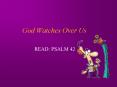 God Watches Over Us PowerPoint PPT Presentation