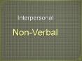 Nonverbal PowerPoint PPT Presentation
