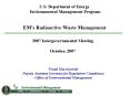Frank Marcinowski Deputy Assistant Secretary for Regulatory Compliance Office of Environmental Manag PowerPoint PPT Presentation