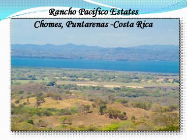 Rancho Pacifico Estates