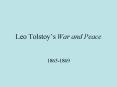 Leo Tolstoy PowerPoint PPT Presentation