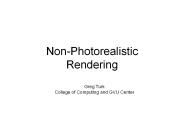 Non-Photorealistic Rendering