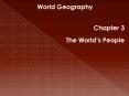 World Geography PowerPoint PPT Presentation