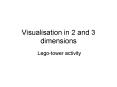 Visualisation in 2 and 3 dimensions PowerPoint PPT Presentation