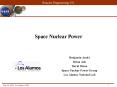 Space Nuclear Power PowerPoint PPT Presentation