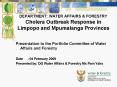 DEPARTMENT: WATER AFFAIRS PowerPoint PPT Presentation