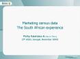 Marketing census data PowerPoint PPT Presentation
