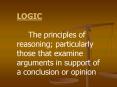 LOGIC PowerPoint PPT Presentation