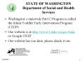 STATE OF WASHINGTON Department of Social and Health Services PowerPoint PPT Presentation