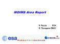 MOIMS Area Report PowerPoint PPT Presentation