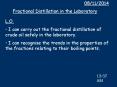 Fractional Distillation in the Laboratory PowerPoint PPT Presentation