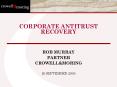 CORPORATE ANTITRUST RECOVERY PowerPoint PPT Presentation