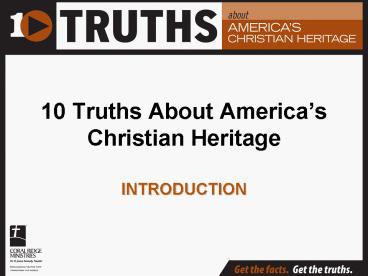 10 Truths About Americas Christian Heritage