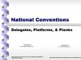 National Conventions PowerPoint PPT Presentation