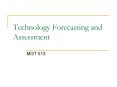 Technology Forecasting and Assessment PowerPoint PPT Presentation