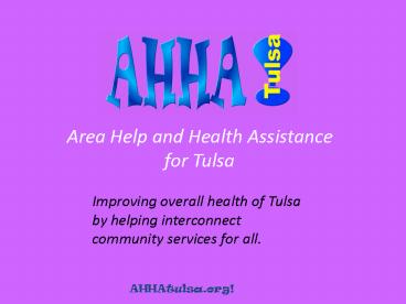 Area Help and Health Assistance for Tulsa