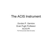 The ACIS Instrument