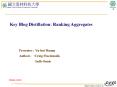 Key Blog Distillation: Ranking Aggregates PowerPoint PPT Presentation