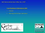 Cross-Disciplinary Collaborations in G