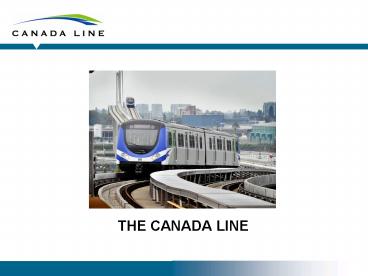 THE CANADA LINE
