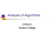 Analysis of Algorithms