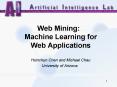 Web Mining: Machine Learning for Web Applications PowerPoint PPT Presentation