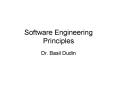 Software Engineering Principles PowerPoint PPT Presentation