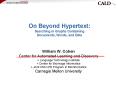 On Beyond Hypertext: Searching in Graphs Containing Documents, Words, and Data PowerPoint PPT Presentation