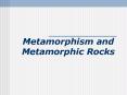 Metamorphism and Metamorphic Rocks PowerPoint PPT Presentation