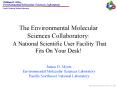 The Environmental Molecular Sciences Collaboratory: PowerPoint PPT Presentation