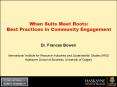 When Suits Meet Roots: Best Practices in Community Engagement PowerPoint PPT Presentation
