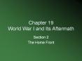 Chapter 19 World War I and Its Aftermath PowerPoint PPT Presentation