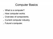 Computer Basics
