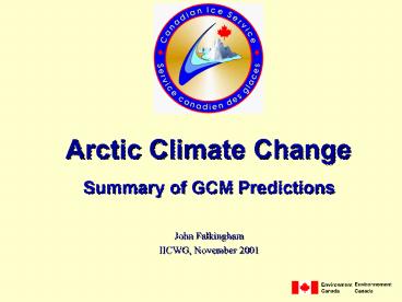 Arctic Climate Change