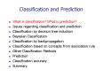 Classification and Prediction PowerPoint PPT Presentation