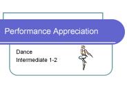 Performance Appreciation
