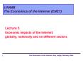 Economic impacts of the Internet: PowerPoint PPT Presentation