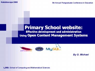 Primary School website: