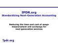 IPDR'org Standardizing NextGeneration Accounting PowerPoint PPT Presentation