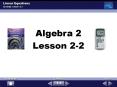 Linear Equations PowerPoint PPT Presentation