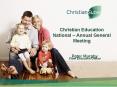 Christian Education National Annual General Meeting PowerPoint PPT Presentation