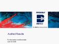 Audited Results PowerPoint PPT Presentation