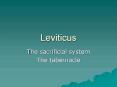 Leviticus PowerPoint PPT Presentation