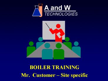 BOILER TRAINING presentation | free to view