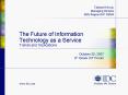 The Future of Information Technology as a Service Trends and Implications PowerPoint PPT Presentation