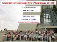 Song Ming Wang, Tevatron Connection :