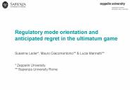 Regulatory mode orientation and