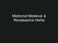 Medicinal Medieval PowerPoint PPT Presentation